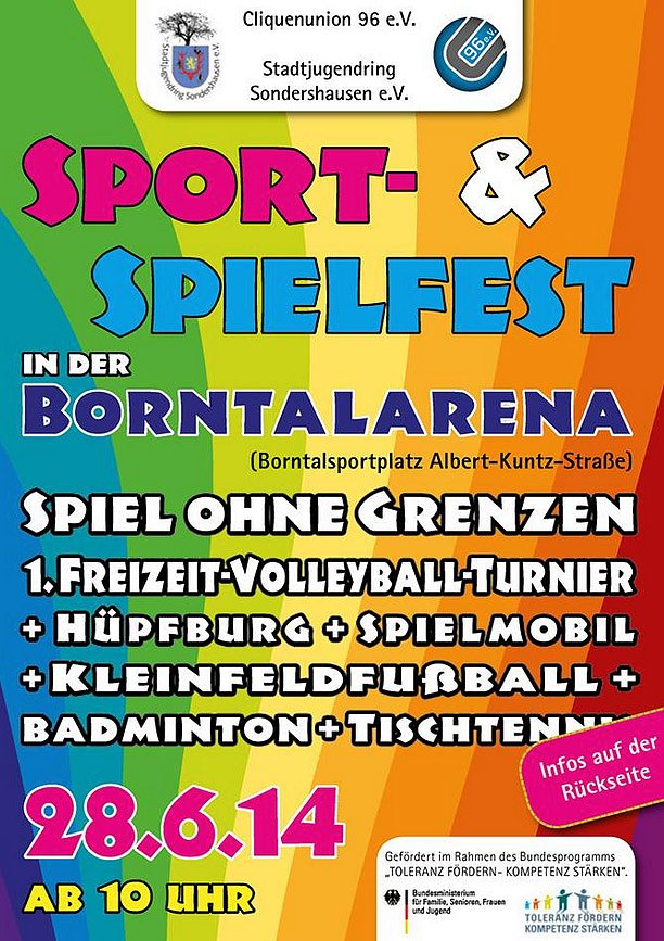 Bild: Sportfest auf dem Borntalsportplatz