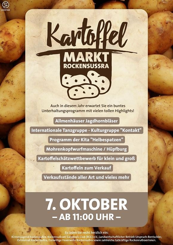Bild: Kartoffelmarkt Rockensu&szlig;ra