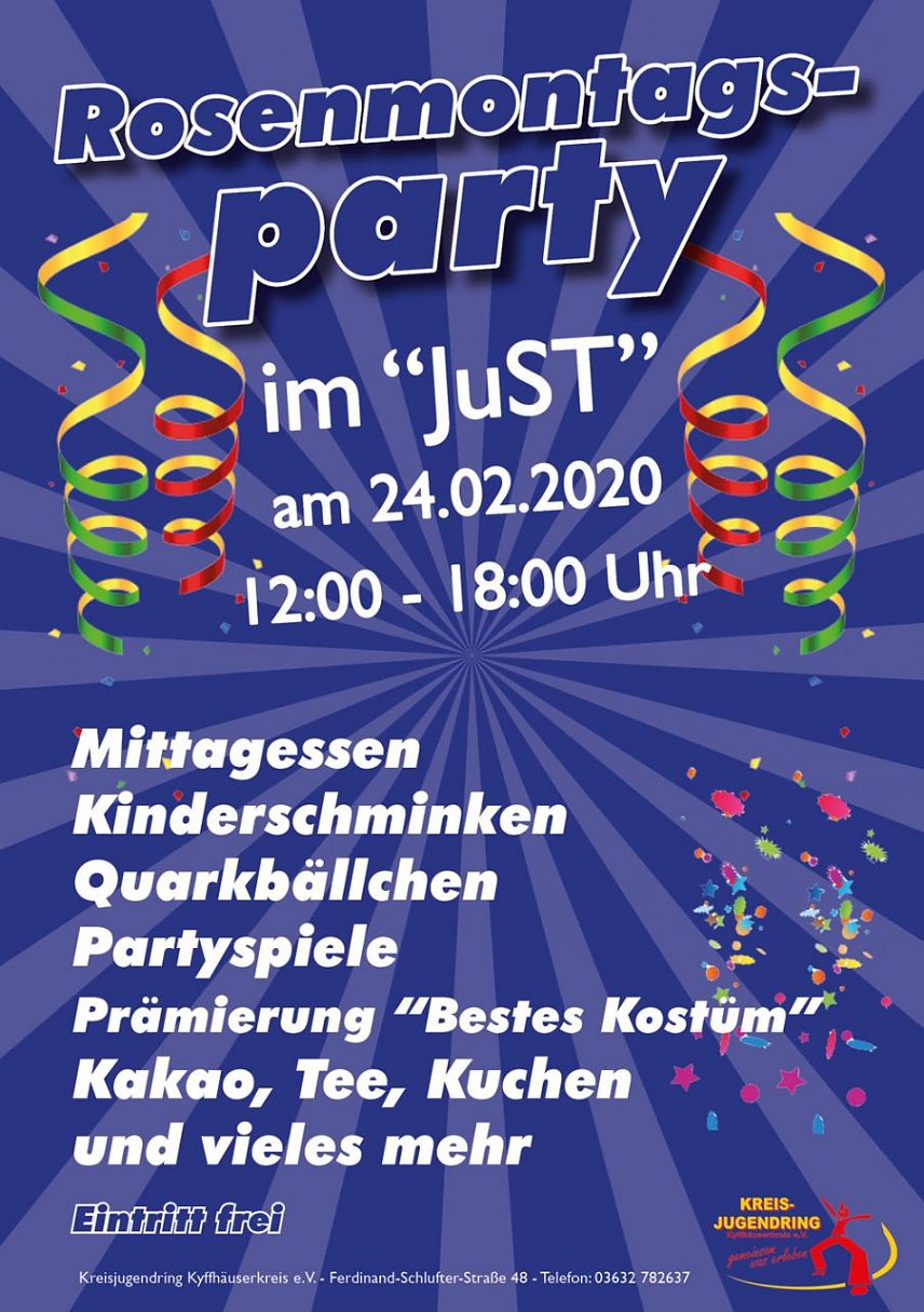 Bild: Rosenmontagsparty im "JuST"