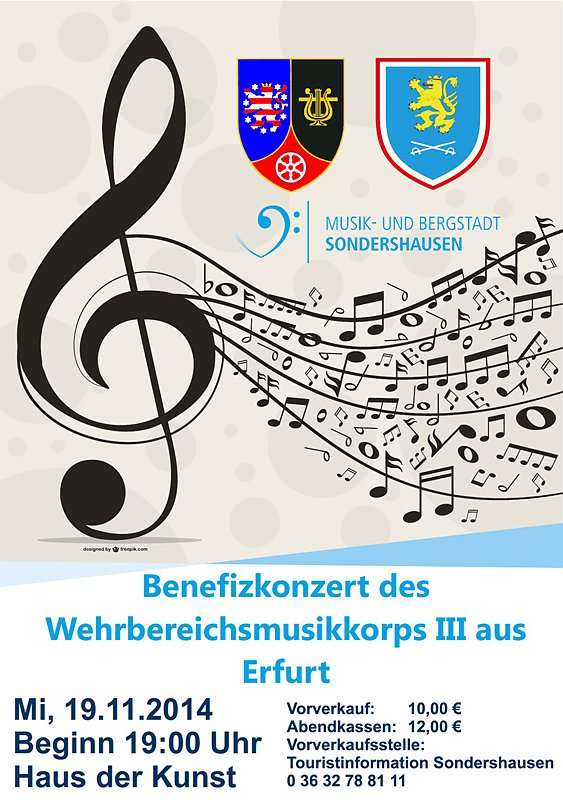 Bild: Benefizkonzert in Sondershausen