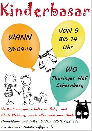 Bild: Einwohnerversammlung und Kindersachenb&ouml;rse