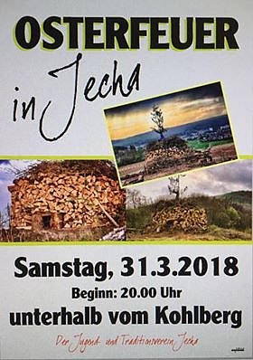Bild: Osterkaffee und Osterfeuer-Jecha und mehr