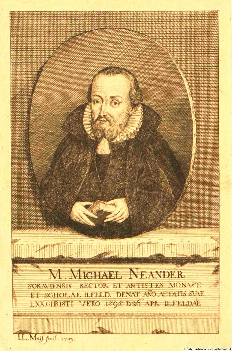 Bild: Michael Neander im Stich von Johann Ludwig Meil