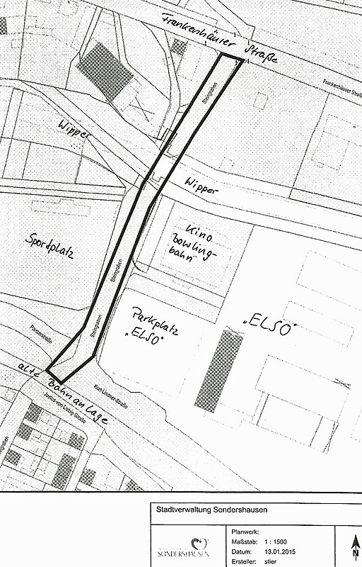 Bild: Noch keine Stra&szlig;enumbenennung in Sondershausen � Jecha