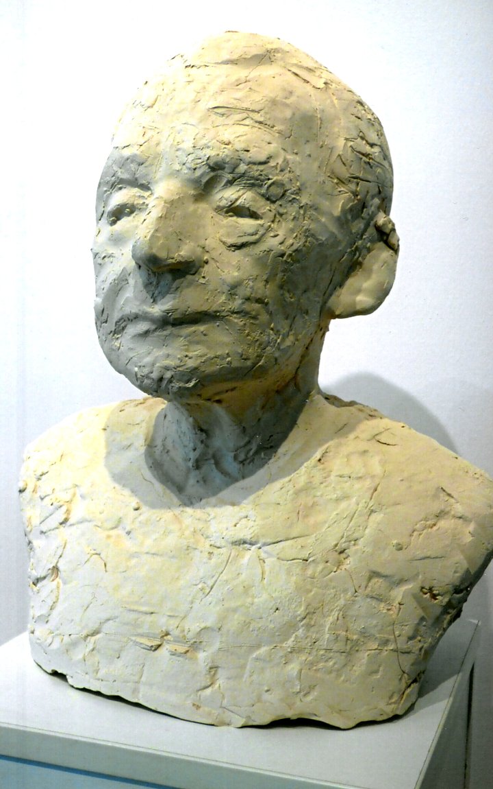 Bild: Peter Gen&szlig;ler, Portr&auml;tstudie G&uuml;nther Grohs 2015