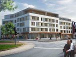 Der neue Kornmarkt - Ansicht vom Kreisel (Foto: SWG) Der neue Kornmarkt - Ansicht vom Kreisel (Foto: SWG)