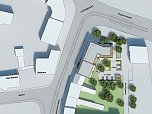 Der neue Kornmarkt- Der Plan (Foto: SWG) Der neue Kornmarkt- Der Plan (Foto: SWG)