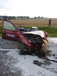 Unfall auf der B 243 (Foto: nnz)