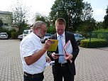 Matschie in der Talstra&szlig;e (Foto: Karl-Heinz Herrmann)