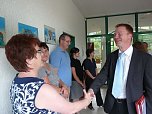 Matschie in der Talstra&szlig;e (Foto: Karl-Heinz Herrmann)