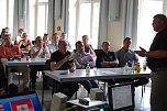 Zu Gast bei der Polizei (Foto: Th. Soszynski)