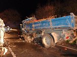 Schwerer Unfall auf der B 4 (Foto: BFW Nordhausen)