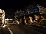 Schwerer Unfall auf der B 4 (Foto: BFW Nordhausen)