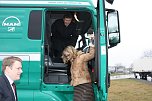 Carius und der Gigaliner (Foto: privat)