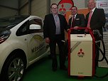 Erste E-Tankstelle f&uuml;r den i-MiEV (Foto: nnz)