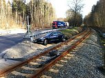 Unfall am Bahnübergang (Foto: privat) Unfall am Bahnübergang (Foto: privat)