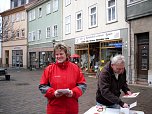 Stra&szlig;enwahlkampf (Foto: Die Linke Sondershausen)