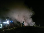 Osterfeuer angez&uuml;ndet (Foto: privat)