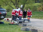 Mit Blaulicht durch Berka (Foto: Karl-Heinz Herrmann)