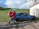 Mit Blaulicht durch Berka (Foto: Karl-Heinz Herrmann)