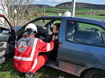 Mit Blaulicht durch Berka (Foto: Karl-Heinz Herrmann)