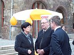 Wahlkampf auf den Rathausplatz (Foto: nnz-City Scout Sven G&auml;mkow)