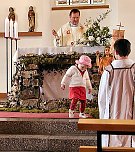 Unterhaltsamer Gottesdienst (Foto: E. Seifert)