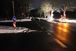 Verfolgungsjagd im S&uuml;dharz: B 243, Abzweig nach Tettenborn (Foto: Polizei)