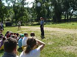 Polizeivorf&uuml;hrungen im Zeltlager der Johanniter (Foto: Ilka K&uuml;hn)