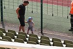 Ex-Wackerander Marko Gro&szlig;e mit Nachwuchs im Sportpark (Foto: nnz)
