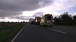 Schwerlasttransport liegengeblieben (Foto: nnz)