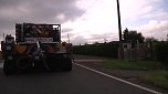 Schwerlasttransport liegengeblieben (Foto: nnz)