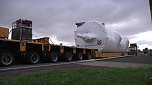 Schwerlasttransport liegengeblieben (Foto: nnz)