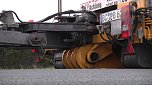 Schwerlasttransport liegengeblieben (Foto: nnz)