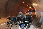 Tödlicher Unfall im Tunnel (Foto: Feuerwehr Heilgenstadt) Tödlicher Unfall im Tunnel (Foto: Feuerwehr Heilgenstadt)