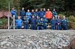 " Br&uuml;ckenbau im Thueringer Wald " (Foto: THW)