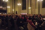 Besucherrekord hatte der Dom zu Nordhausen anl&auml;sslich der 6. Hubertusmesse zu verzeichnen. Aufmerksam verfolgten die Gl&auml;ubigen und J&auml;ger den &ouml;kumenischen Gottesdienst. (Foto: K. Frank)