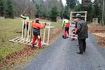 Wildschützer werden vor Ort aufgebaut (Foto: nnz) Wildschützer werden vor Ort aufgebaut (Foto: nnz)