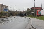 Aktueller Zustand der Bahn&uuml;berf&uuml;hrung im Zuge der B4 (Foto: nnz)