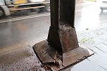 Aktueller Zustand der Bahn&uuml;berf&uuml;hrung im Zuge der B4 (Foto: nnz)