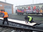 Roll Out wird vorbereitet (Foto: Karin Lehmann)