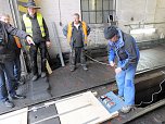 Roll Out wird vorbereitet (Foto: Karin Lehmann)