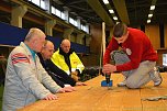 Vorbereitungen auf die Boxnacht (Foto: Karsten Thorhauer)