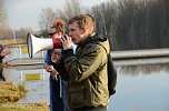 Eisbaden der FH Nordhausen (Foto: nnz-City Scout Sven G&auml;mkow)