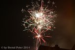Feuerwerk &uuml;ber Sollstedt (Foto: Bernd Peter)