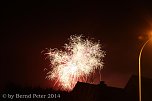 Feuerwerk &uuml;ber Sollstedt (Foto: Bernd Peter)
