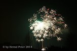 Feuerwerk &uuml;ber Sollstedt (Foto: Bernd Peter)