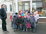 Besuch am Bahnhof (Foto: Karin Lehmann)