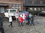 Besuch am Bahnhof (Foto: Karin Lehmann)