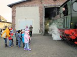 Besuch am Bahnhof (Foto: Karin Lehmann)